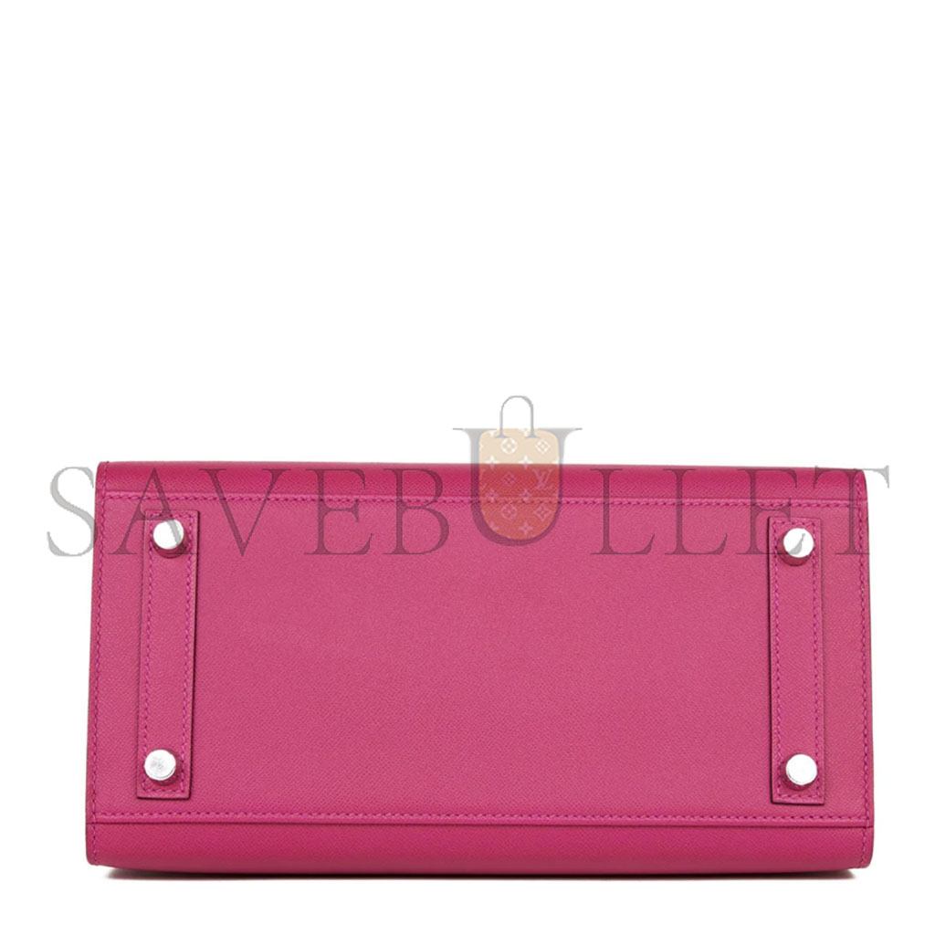 H**mes birkin 30 epsom leather magnolia pink silver buckle luxury bag bk30l3tgss (30*23*15cm)